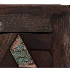 ASUPERMALL Buffet Bois De Recuperation Solide 60 X 30 X 76 Cm -Buffet et enfilade Soldes 23398598 3