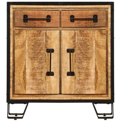 ASUPERMALL Buffet 65 X 30 X 70 Cm Bois De Manguier Massif 5 ASUPERMALL Buffet 65 X 30 X 70 Cm Bois De Manguier Massif – Image 5