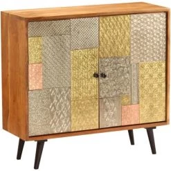 ASUPERMALL Buffet 80 X 30 X 75 Cm Bois D'acacia Massif 9 ASUPERMALL Buffet 80 X 30 X 75 Cm Bois D'acacia Massif -Buffet et enfilade Soldes 23398660 5