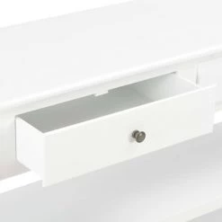 ASUPERMALL Buffet Blanc 110x35x80 Cm MDF -Buffet et enfilade Soldes 23399106 4