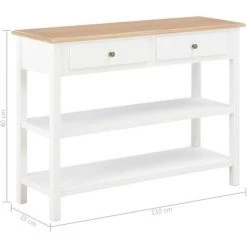 ASUPERMALL Buffet Blanc 110x35x80 Cm MDF 8 ASUPERMALL Buffet Blanc 110x35x80 Cm MDF -Buffet et enfilade Soldes 23399108 4