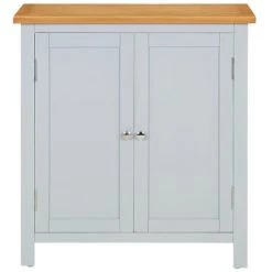 VidaXL Armoire 70x35x75 Cm Bois De Chêne Massif - Gris 6 VidaXL Armoire 70x35x75 Cm Bois De Chêne Massif - Gris -Buffet et enfilade Soldes 23441061 2