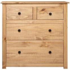ASUPERMALL Buffet 80x40x83 Cm Pin Assortiment Panama -Buffet et enfilade Soldes 23636854 4