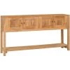 VidaXL Buffet 140x30x75 Cm Bois De Teck Massif - Brun