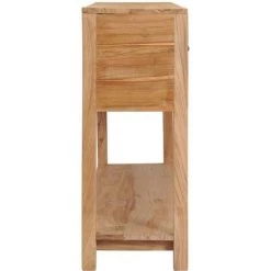 VidaXL Buffet 140x30x75 Cm Bois De Teck Massif - Brun 8 VidaXL Buffet 140x30x75 Cm Bois De Teck Massif - Brun -Buffet et enfilade Soldes 23762118 4