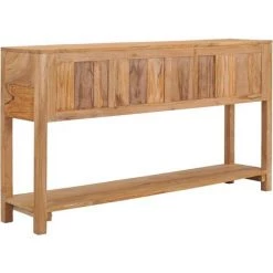 VidaXL Buffet 140x30x75 Cm Bois De Teck Massif - Brun 9 VidaXL Buffet 140x30x75 Cm Bois De Teck Massif - Brun -Buffet et enfilade Soldes 23762118 5