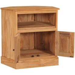 VidaXL Buffet D'angle 60x45x60 Cm Bois De Teck Massif - Brun 6 VidaXL Buffet D'angle 60x45x60 Cm Bois De Teck Massif - Brun -Buffet et enfilade Soldes 23762124 2