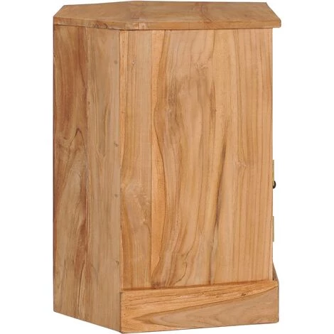 VidaXL Buffet D'angle 60x45x60 Cm Bois De Teck Massif - Brun 4 VidaXL Buffet D'angle 60x45x60 Cm Bois De Teck Massif - Brun – Image 4