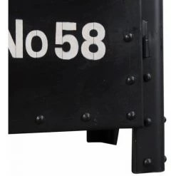 MADE IN MEUBLES Buffet Vintage En Métal Noir Arthus - Noir 7 MADE IN MEUBLES Buffet Vintage En Métal Noir Arthus - Noir -Buffet et enfilade Soldes 24061928 4