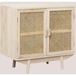 Buffet En Bois Ralik SKLUM Bois De Paulownia - Marron Bois Naturel