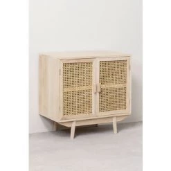 Buffet En Bois Ralik SKLUM Bois De Paulownia - Marron Bois Naturel -Buffet et enfilade Soldes 24072542 4