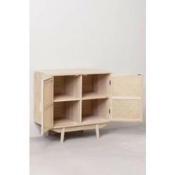 Buffet En Bois Ralik SKLUM Bois De Paulownia - Marron Bois Naturel -Buffet et enfilade Soldes 24072542 5