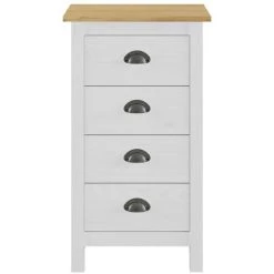 ASUPERMALL Buffet Hill Range Blanc 46x35x80 Cm Bois De Pin Solide 7 ASUPERMALL Buffet Hill Range Blanc 46x35x80 Cm Bois De Pin Solide -Buffet et enfilade Soldes 24166061 3