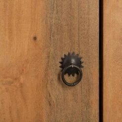 Buffet 3 Portes Ajmal Bois Massif Manguier Atmosphera - Naturel - Naturel Avec Nuances -Buffet et enfilade Soldes 24303277 4