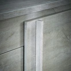 DEMEYERE Bahut 2 Portes Ouvrantes 3 Tiroirs Comtesse - Gris - Gris 6 DEMEYERE Bahut 2 Portes Ouvrantes 3 Tiroirs Comtesse - Gris - Gris -Buffet et enfilade Soldes 24304017 3