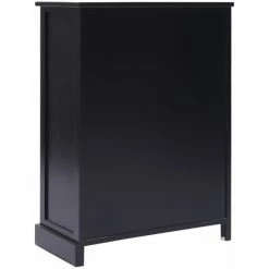 ASUPERMALL Buffet Avec 10 Tiroirs Noir 113 X 30 X 79 Cm Bois -Buffet et enfilade Soldes 24392503 3