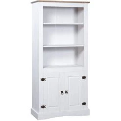 YOUTHUP Placard Pin Mexicain Gamme Corona Blanc 80x40x170 Cm - Blanc