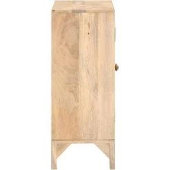 YOUTHUP œuffet 80x30x73 Cm Bois De Manguier Massif Et Canne Naturelle - Brun 9 YOUTHUP œuffet 80x30x73 Cm Bois De Manguier Massif Et Canne Naturelle - Brun -Buffet et enfilade Soldes 24550819 5