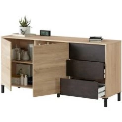 VENTEMEUBLESONLINE BUFFET OXYDE -Buffet et enfilade Soldes 24697742 3