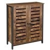 HELLOSHOP26 Meuble De Rangement Placard Buffet Industriel Marron - Marron