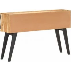 VidaXL Buffet 120x30x75 Cm Bois D'acacia Solide - Brun -Buffet et enfilade Soldes 24881180 5