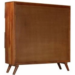 Hommoo Buffet Bois De Recuperation Massif 150 X 40 X 152 Cm HDV12601 -Buffet et enfilade Soldes 25069750 4