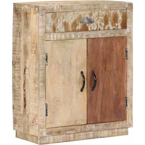 Hommoo Buffet 60 X 30 X 75 Cm Bois De Manguier Massif HDV14656 1 Hommoo Buffet 60 X 30 X 75 Cm Bois De Manguier Massif HDV14656