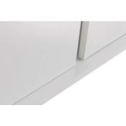 MILIBOO Buffet Design 4 Portes Blanc Laqué Brillant L180 Cm COMO - Blanc Laqué -Buffet et enfilade Soldes 25079484 4