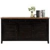 RENDEZ VOUS DéCO Buffet Casa En Bois Recyclé Effet Vieilli - Noir