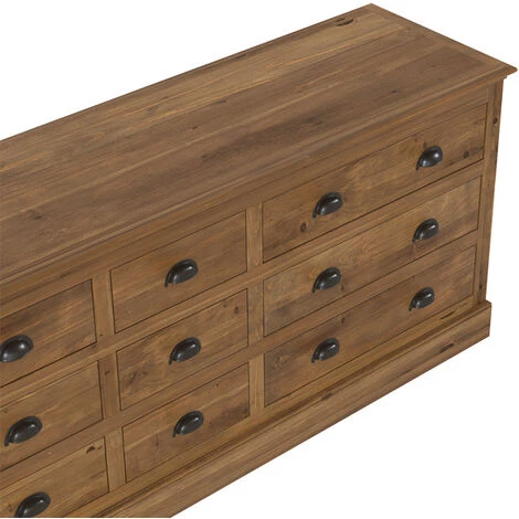 RENDEZ VOUS DéCO Buffet Tobias En Bois Recyclé - Marron 3 RENDEZ VOUS DéCO Buffet Tobias En Bois Recyclé - Marron – Image 3