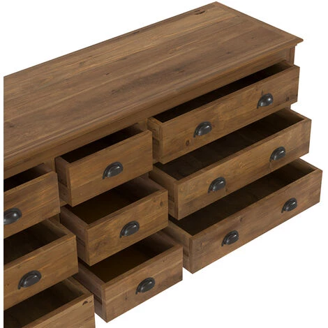 RENDEZ VOUS DéCO Buffet Tobias En Bois Recyclé - Marron 4 RENDEZ VOUS DéCO Buffet Tobias En Bois Recyclé - Marron – Image 4