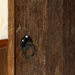 Hommoo Buffet Bois Massif De Sesham 140 X 30 X 80 Cm HDV10940 -Buffet et enfilade Soldes 25379253 3