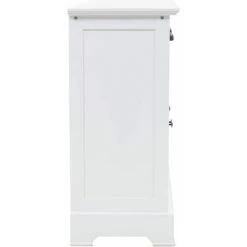 Hommoo Buffet Avec 3 Portes MDF Et Bois De Pin 105 X 35 X 77,5 Cm HDV11703 -Buffet et enfilade Soldes 25379297 5