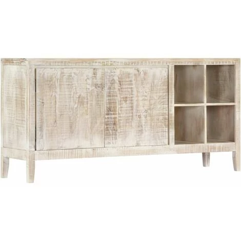 Hommoo Buffet 160 X 40 X 76 Cm Bois Massif De Manguier HDV13820 1 Hommoo Buffet 160 X 40 X 76 Cm Bois Massif De Manguier HDV13820