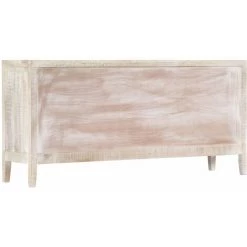 Hommoo Buffet 160 X 40 X 76 Cm Bois Massif De Manguier HDV13820 8 Hommoo Buffet 160 X 40 X 76 Cm Bois Massif De Manguier HDV13820 -Buffet et enfilade Soldes 25379594 4