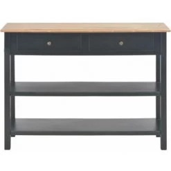 Hommoo Buffet Noir 110x35x80 Cm MDF HDV22184 -Buffet et enfilade Soldes 25379665 3