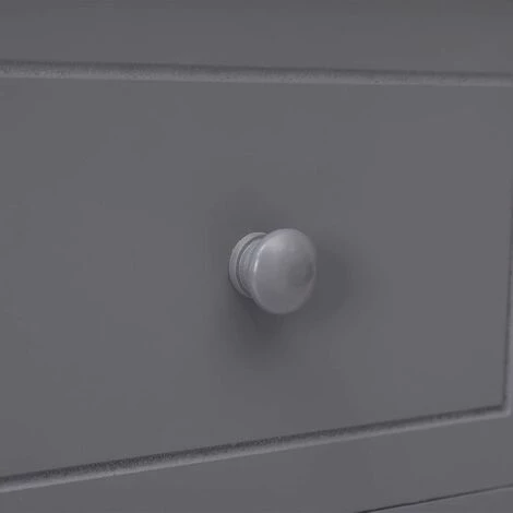 Hommoo Buffet Avec 10 Tiroirs Gris 113 X 30 X 79 Cm Bois HDV24717 3 Hommoo Buffet Avec 10 Tiroirs Gris 113 X 30 X 79 Cm Bois HDV24717 – Image 3