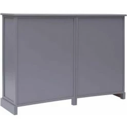 Hommoo Buffet Avec 10 Tiroirs Gris 113 X 30 X 79 Cm Bois HDV24717 9 Hommoo Buffet Avec 10 Tiroirs Gris 113 X 30 X 79 Cm Bois HDV24717 -Buffet et enfilade Soldes 25379790 5