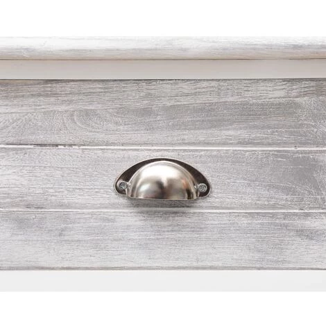Hommoo Buffet Antique Gris 115 X 30 X 76 Cm Bois HDV24704 3 Hommoo Buffet Antique Gris 115 X 30 X 76 Cm Bois HDV24704 – Image 3