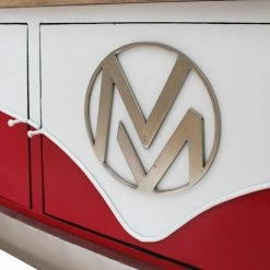 MADE IN MEUBLES Meuble TV Rouge Avec Plateau En Bois De Manguier Combi - Rouge 6 MADE IN MEUBLES Meuble TV Rouge Avec Plateau En Bois De Manguier Combi - Rouge -Buffet et enfilade Soldes 25848675 3