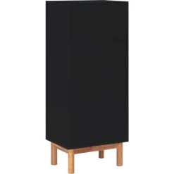 VidaXL Buffet 45x32x115 Cm Bois D'acacia Solide Et MDF - Brun -Buffet et enfilade Soldes 26124598 5