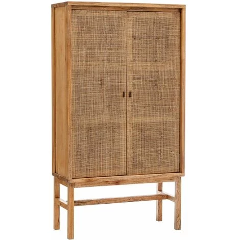 ALTOBUY NELVIN - Bahut 2 Portes H165cm Coloris Miel - Marron Foncé 1 ALTOBUY NELVIN - Bahut 2 Portes H165cm Coloris Miel - Marron Foncé