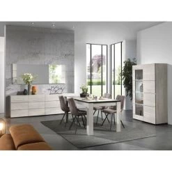 ALCOS Bahut 4 Portes Chêne Blanchi Elba - Chêne - Chêne Blanchi 8 ALCOS Bahut 4 Portes Chêne Blanchi Elba - Chêne - Chêne Blanchi -Buffet et enfilade Soldes 26217174 4