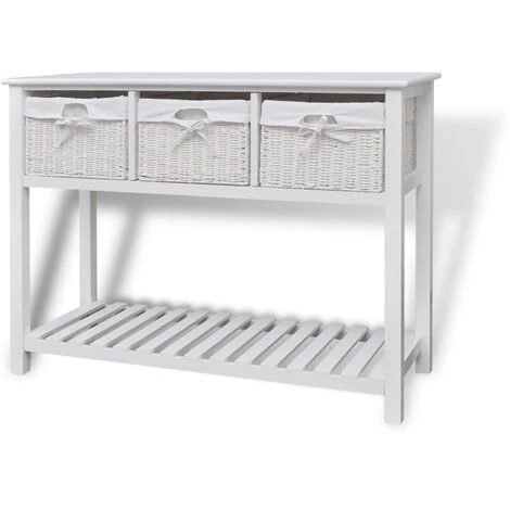 TRUE DEAL Buffet De Rangement Blanc 1 TRUE DEAL Buffet De Rangement Blanc