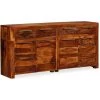TRUE DEAL Buffet Bois Massif De Sesham 160 X 35 X 75 Cm