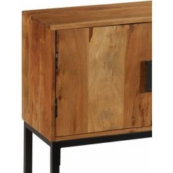 TRUE DEAL Buffet Bois D'acacia Massif 115 X 30 X 70 Cm Marron 8 TRUE DEAL Buffet Bois D'acacia Massif 115 X 30 X 70 Cm Marron -Buffet et enfilade Soldes 26222468 4