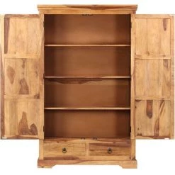 TRUE DEAL Buffet 110 X 45 X 80 Cm Bois Solide De Sesham -Buffet et enfilade Soldes 26222563 3