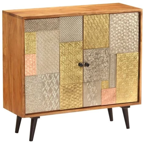 TRUE DEAL Buffet 80 X 30 X 75 Cm Bois D'acacia Massif 1 TRUE DEAL Buffet 80 X 30 X 75 Cm Bois D'acacia Massif