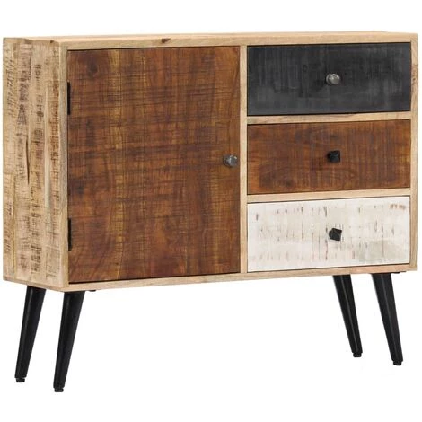 TRUE DEAL Buffet 88 X 30 X 73 Cm Bois De Manguier Massif 1 TRUE DEAL Buffet 88 X 30 X 73 Cm Bois De Manguier Massif