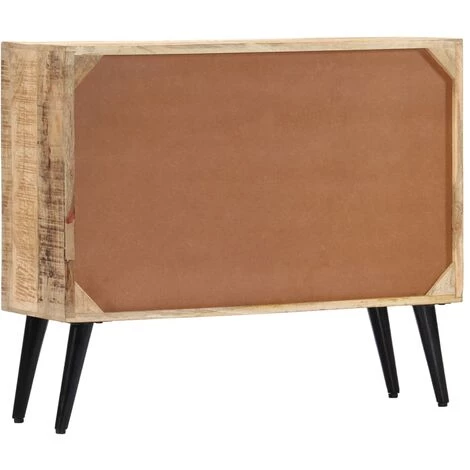 TRUE DEAL Buffet 88 X 30 X 73 Cm Bois De Manguier Massif 5 TRUE DEAL Buffet 88 X 30 X 73 Cm Bois De Manguier Massif – Image 5